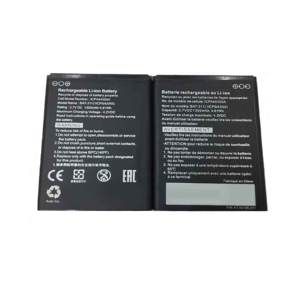Batería para Acer AP11C8F 1ICP6/67/Acer AP11C8F 1ICP6/67/Acer Liquid Z200 Z220